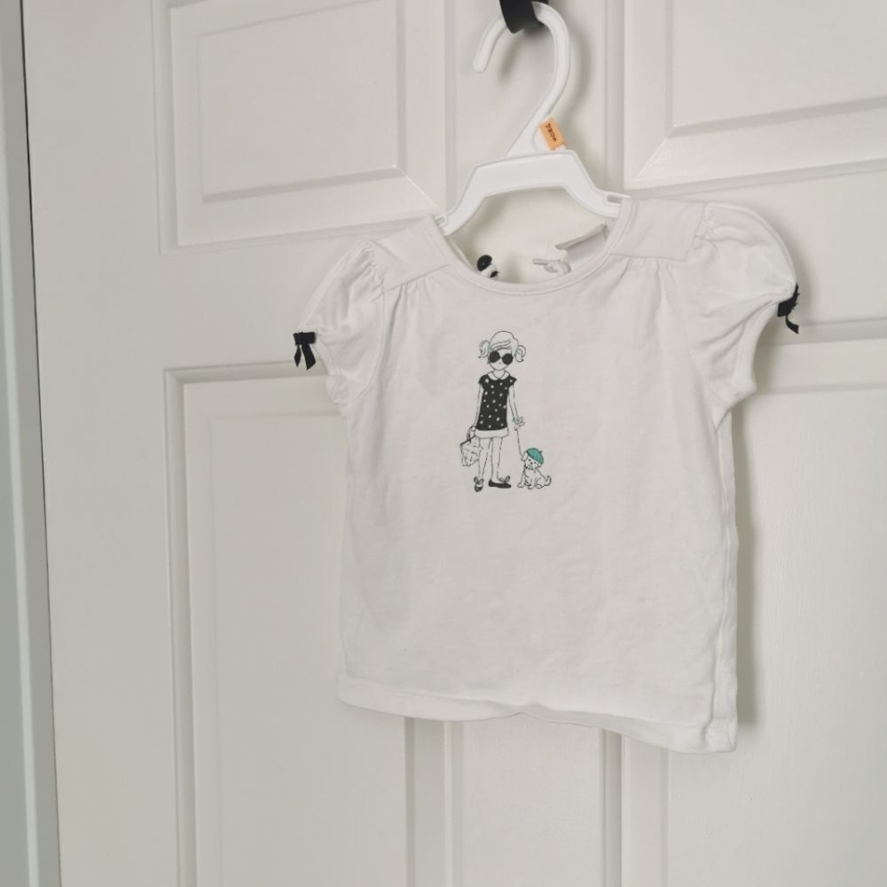 2/$20 Janie & Jack short sleeve t-shirt size 12-18 m